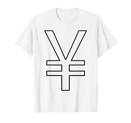 Symbole yen japonais minimaliste yen signe yen T-Shirt