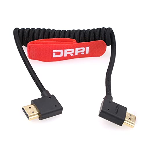 DRRI 8K Angle gauche HDMI vers angle droit HDMI 2.1 Câble sp