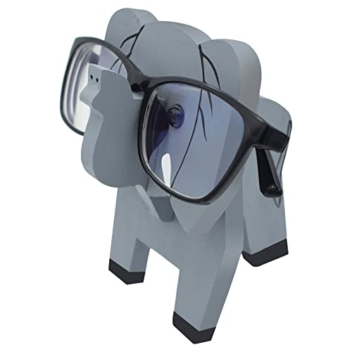 VIPbuy Support de lunettes en bois 3D en forme danimal, supp
