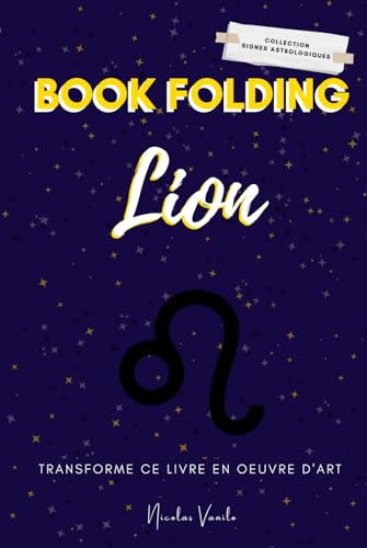 Book folding Lion Collection Signes Astrologiques: Transform