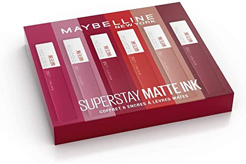 Maybelline New York - Coffret Exclusif de 6 Rouges à Lèvres 