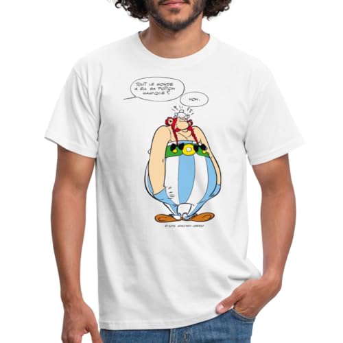 Spreadshirt Astérix & Obélix Boudeur Potion Magique T-Shirt 