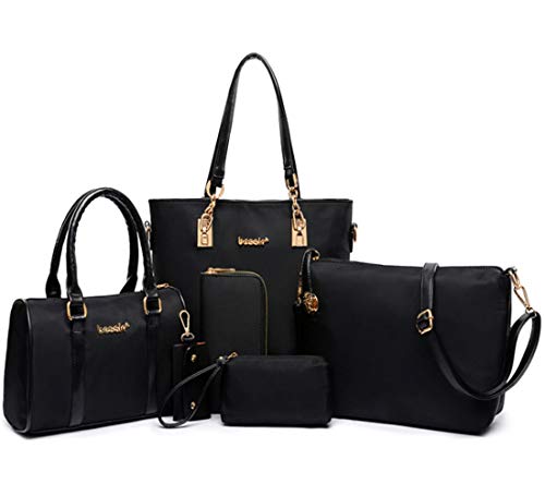 FiveloveTwo Femmes Mode 6Pcs Bag Set PU cuir Sac à Bandouliè
