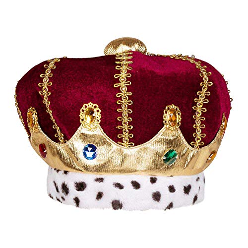 Boland 36106 - Chapeau Majesté, couronne pour adultes, acces