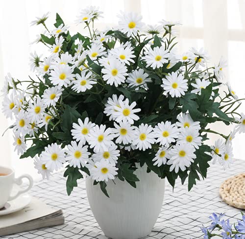 Anaoo Fleurs Artificielles de Marguerite pour Vase, Plantes 