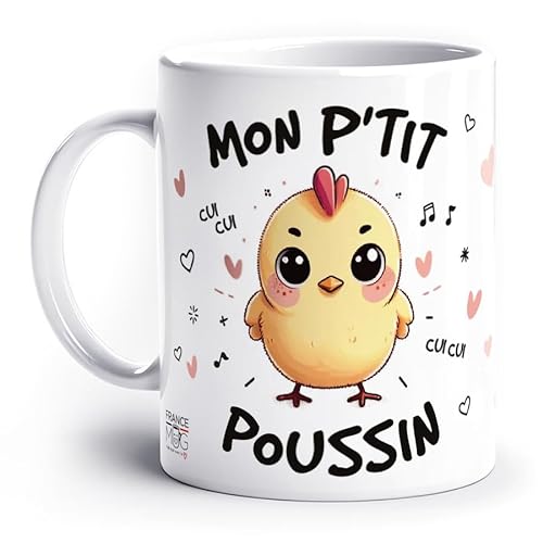 France Mug - Mon PTit Poussin - (Collection Poussin) - Café 