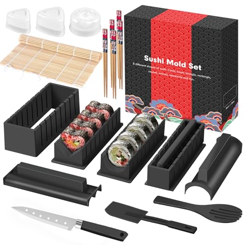 SKYSER kit Home sushi maker complet 20 Pièces Form Presse av
