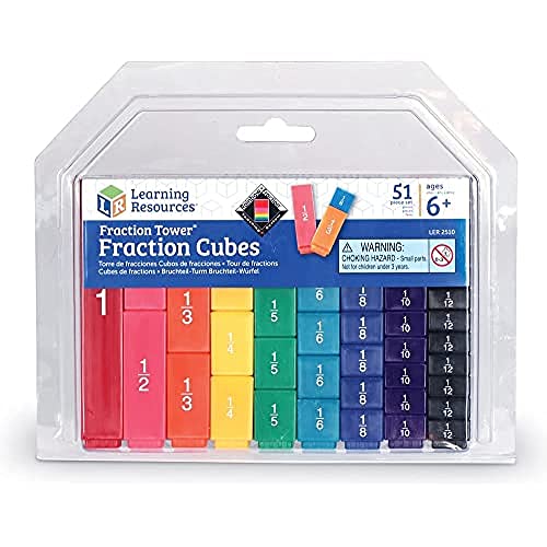 Learning Resources Cubes Fraction Tower