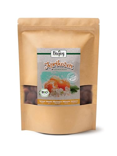 Biojoy Abricots secs BIO (1 kg), moelleux et dénoyautés