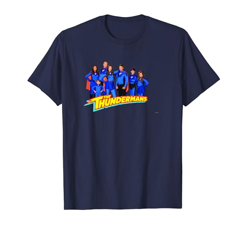 The Thundermans Family Group Shot Logo T-Shirt