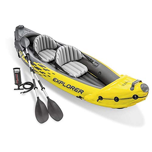 Intex set kayak explorer k2 - 2 pers (inclus rames et gonfle