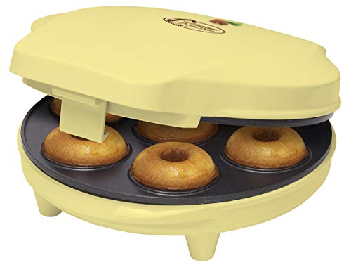 Bestron Appareil à donuts au Design Rétro, Mini-Machine à Do