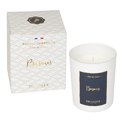 DRAEGER PARIS | Bougie blanche Parfumée Rêve de coton Bisous
