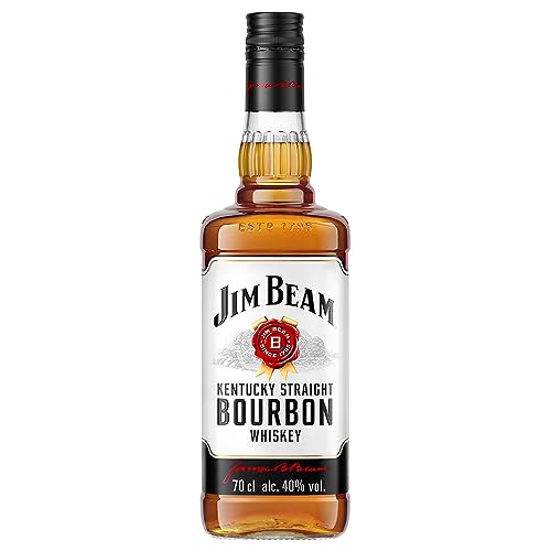 Jim Beam White Label Kentucky Straight Bourbon Whiskey, Whis