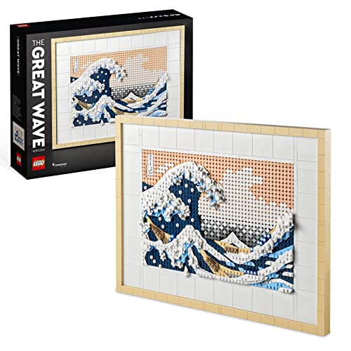 LEGO 31208 Art Hokusai – La Grande Vague, Set de Décoration 