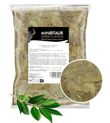 Minotaur Spices | Feuilles de Laurier séchées | 2 x 500 g (1