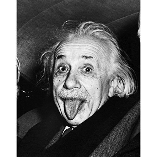 Fabulous Poster Affiche Albert Einstein Tire La Langue(91x11