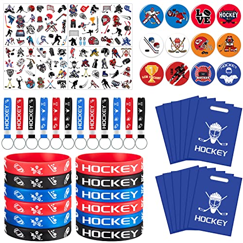 Fournitures de fête de hockey sur glace, bracelets de hockey